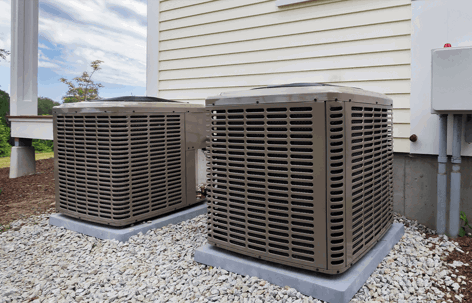 an outdoor HVAC unit