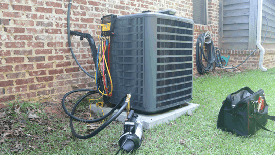 outdoor HVAC unit