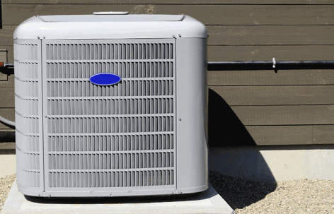 an outdoor HVAC unit